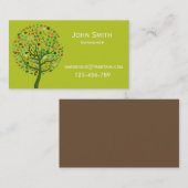 Gardener-service modern design visitekaartje (Voorkant / Achterkant)