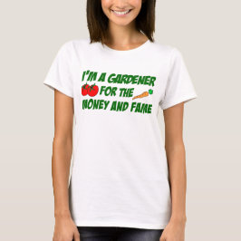 Gardener voor geld en sport t-shirt