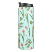 Gardener's Delight  Tulips & Monogram Thermosbeker (Geroteerd rechts)