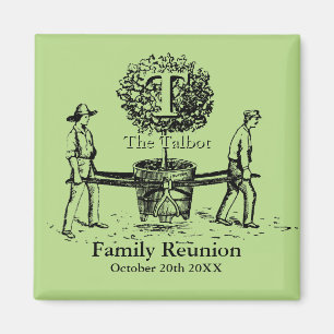 Gardeners Family Reunion Magnet met aangepaste naa Magneet