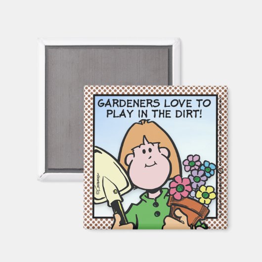 Gardeners houden van... magneet (Voorkant / Achterkant)