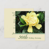 Gardenia 50e Jubileum Uitnodiging (Voorkant / Achterkant)