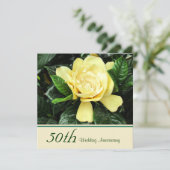 Gardenia 50e Jubileum Uitnodiging (Staand voorkant)