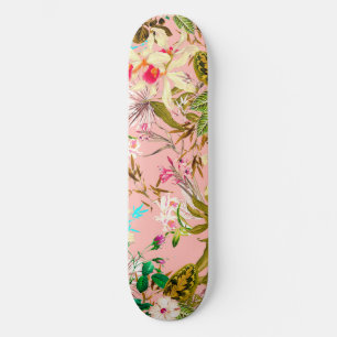Gardenia    patroon van botanische Natuur Skateboard
