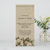  Gardenia Wedding Programma (Staand voorkant)