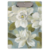 Gardenias op Slate Blue Klembord (Voorkant)