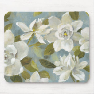 Gardenias op Slate Blue Muismat
