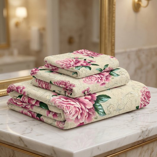 Gardenias roses Shabby Chic