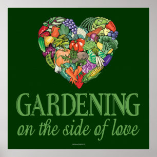 Gardening aan de kant van de liefde poster