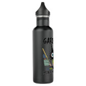 Gardening Because Murder Is Wrong Funny Cat Garden Waterfles (Links)