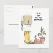 Gardening Briefkaart (Voorkant / Achterkant)