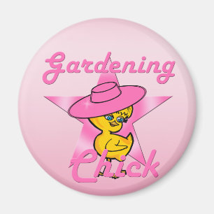 Gardening Chick #8 Magneet
