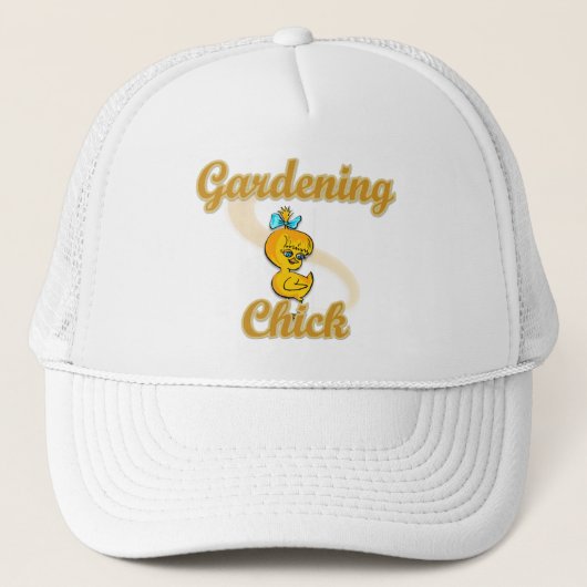 Gardening Chick Trucker Pet (Voorkant)