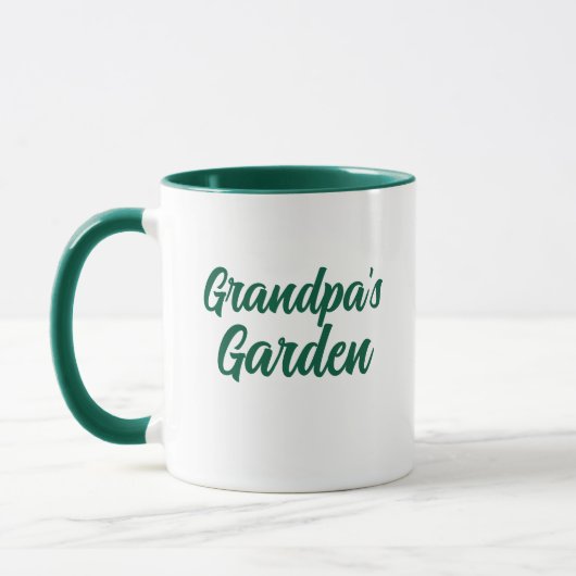 gardening coffee mug (Gauche)
