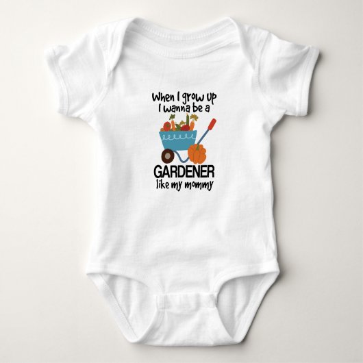 Gardening Future Gardener als mama Romper (Voorkant)