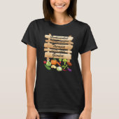 Gardening Gardeners Tomaten Koolstofaardappelen T-shirt (Voorkant)