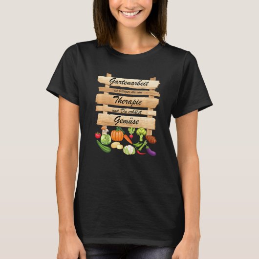 Gardening Gardeners Tomaten Koolstofaardappelen T-shirt (Voorkant)