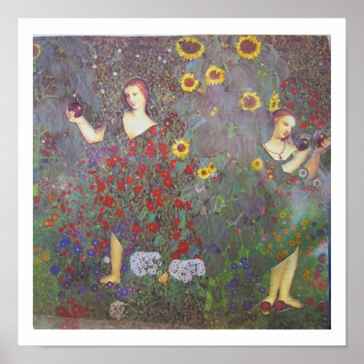 Gardening Graces - collage art Poster (Voorkant)