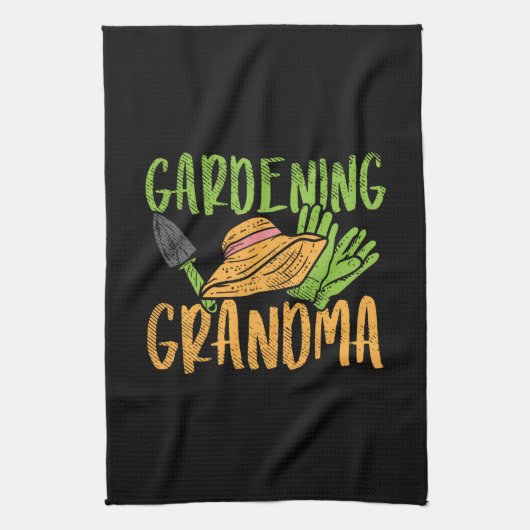 Gardening Grandma Theedoek (Verticaal)