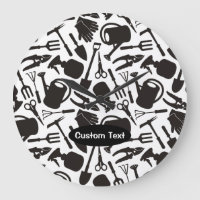 Gardening Icons Silhouettes