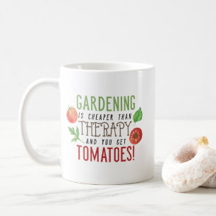 Gardening is beter dan medicijntypografie koffiemok
