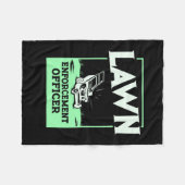 Gardening Lawn Mower Gift Fleece Deken (Voorkant (Horizontaal))