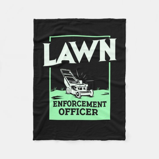 Gardening Lawn Mower Gift Fleece Deken (Voorkant)