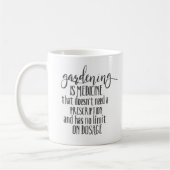 Gardening Medicine Motivatie Citaat Koffiemok (Links)