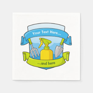 Gardening met banners servet