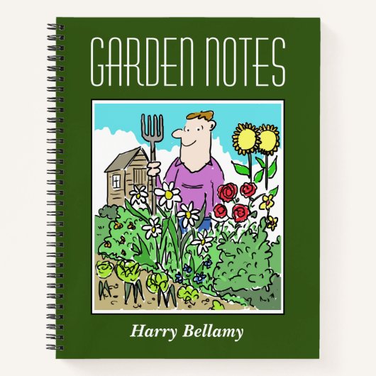 Gardening Notitieboek met naam eigenaar (Voorkant)