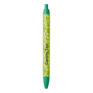 Gardening-pictogrammen Blauwe Inkt Pen