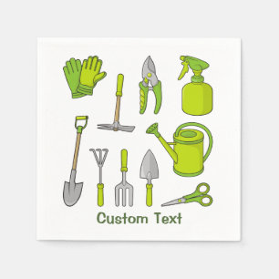 Gardening-pictogrammen Servet