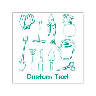 Gardening-pictogrammen Zelfinktende Stempel