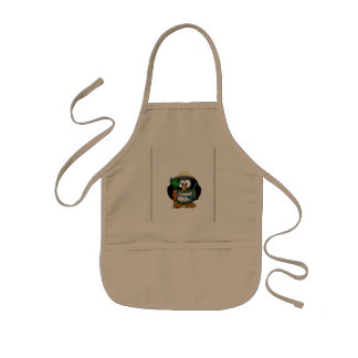 Gardening pinguïn apron kinder schort
