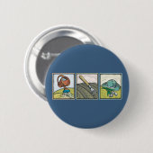 Gardening Ronde Button 5,7 Cm (Voorkant /achterkant)