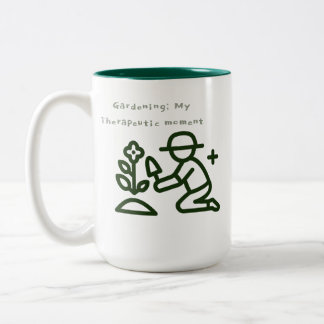 Gardening Therapy Tweekleurige Koffiemok