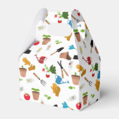 Gardening Tools Planten Gardener Nursery Pattern Bedankdoosjes (Voorkant Zijde)