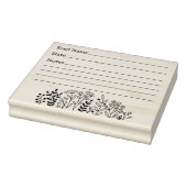 Gardening van zaaigoed 	rubberstempel (Stempel)