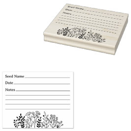 Gardening van zaaigoed 	rubberstempel