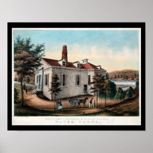 Gardenwater in de lente van de Noordelijke Vrijhei Poster