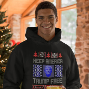 GARDER AMERICA TRUMP GRATUIT T-shirt de Noël amusa