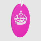 GARDER CALM CROWN Royal Icon sur Pink Personnalise (devant)