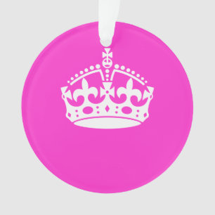 GARDER CALM CROWN Royal Icon sur Pink Personnalise
