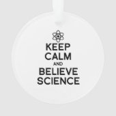 GARDER CALME ET CROIRE LA SCIENCE (dos)