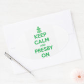 garder calme et presby sur autocollant (Enveloppe)