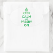 garder calme et presby sur autocollant (Sac)
