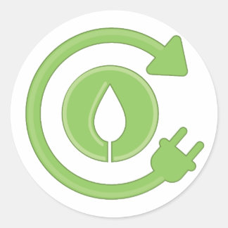 Garder Colorado Green Round Bumper Sticker