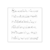 Garder de la feuille de promesse Tampon de musique (Impression)