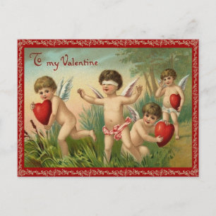 Garder hors de la carte postale Valentine