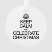 GARDER LE CALME ET CÉLÉBRER NOËL (devant)